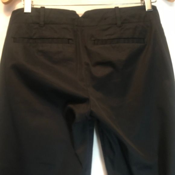 Club Monaco Cotton Black  Solid Wide Leg Career Dress Trousers Pants size 0 - Picture 4 of 7